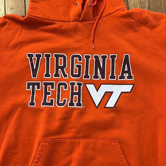 Orange Virginia Tech Champion sweatshirt - Picture 6 of 10